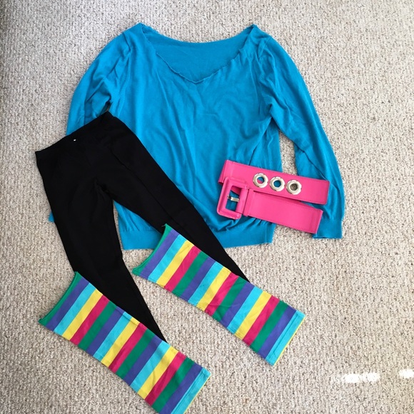 80’s Chic Halloween Costume Set - Picture 3 of 10